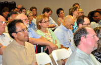 Attendees at BPE2010 during the keynote addresses.