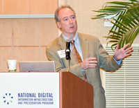 Dan Gillmor at the 2010 NDIIPP Partners meeting. Credit: Barry Wheeler 