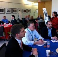 Participants brainstorm during the working session. Credit: Abbie Grotke.